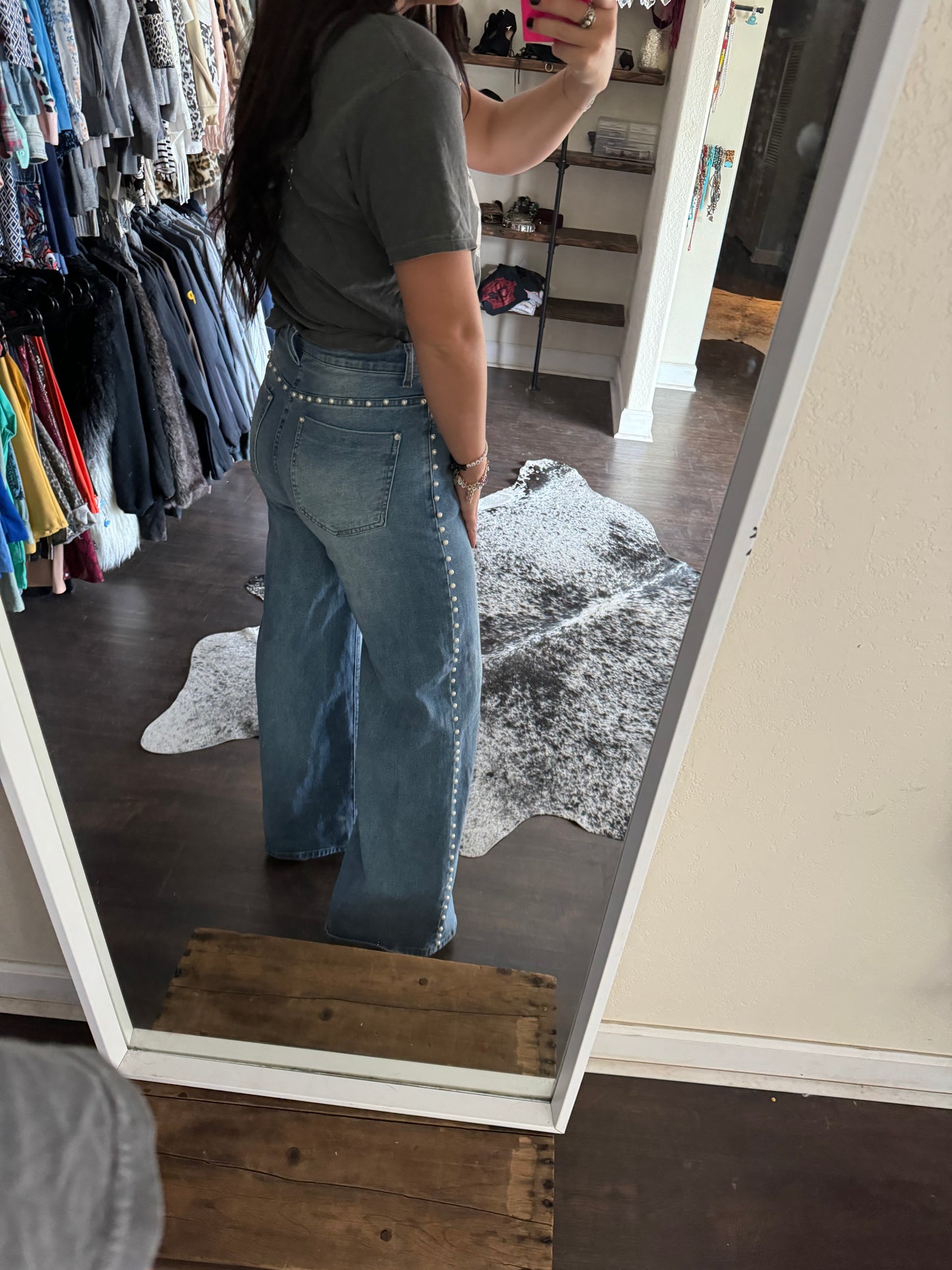 Pearl Detail Trousers