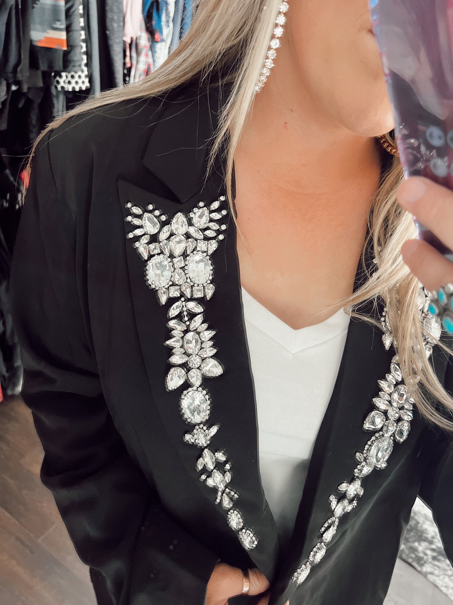 Bejeweled Blazer