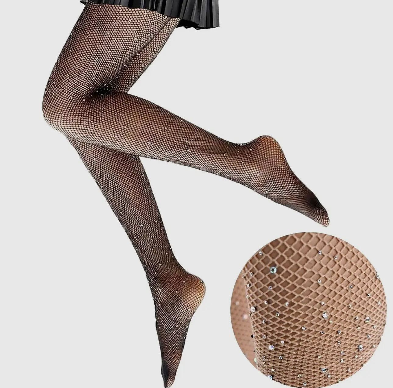 Rhinestone Tights