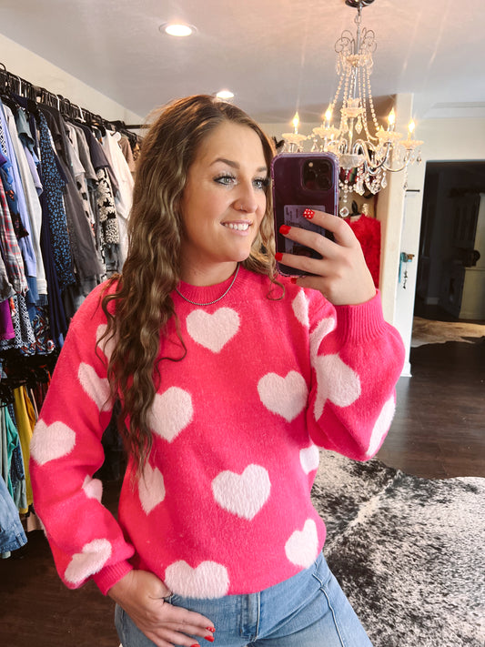 Queen of Hearts Sweater