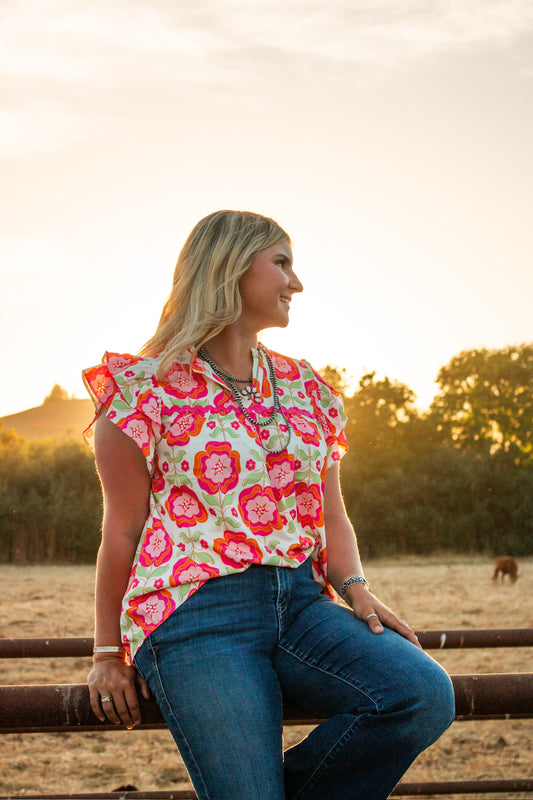 Ruffle Blouse