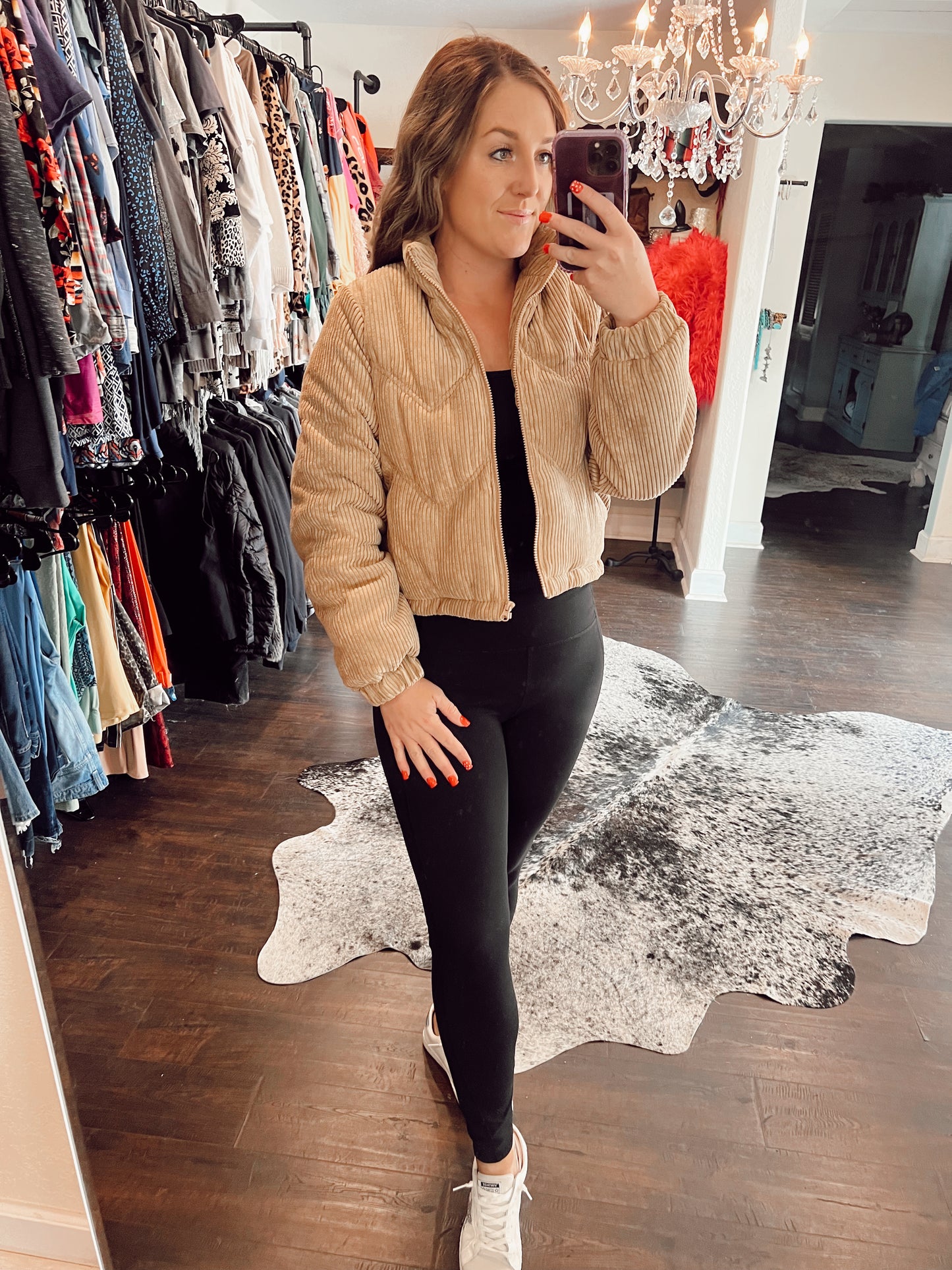 Totally Taupe Puffer Jacket