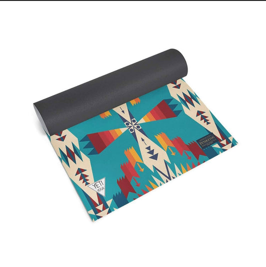 Turquoise Pendleton Yoga Mat