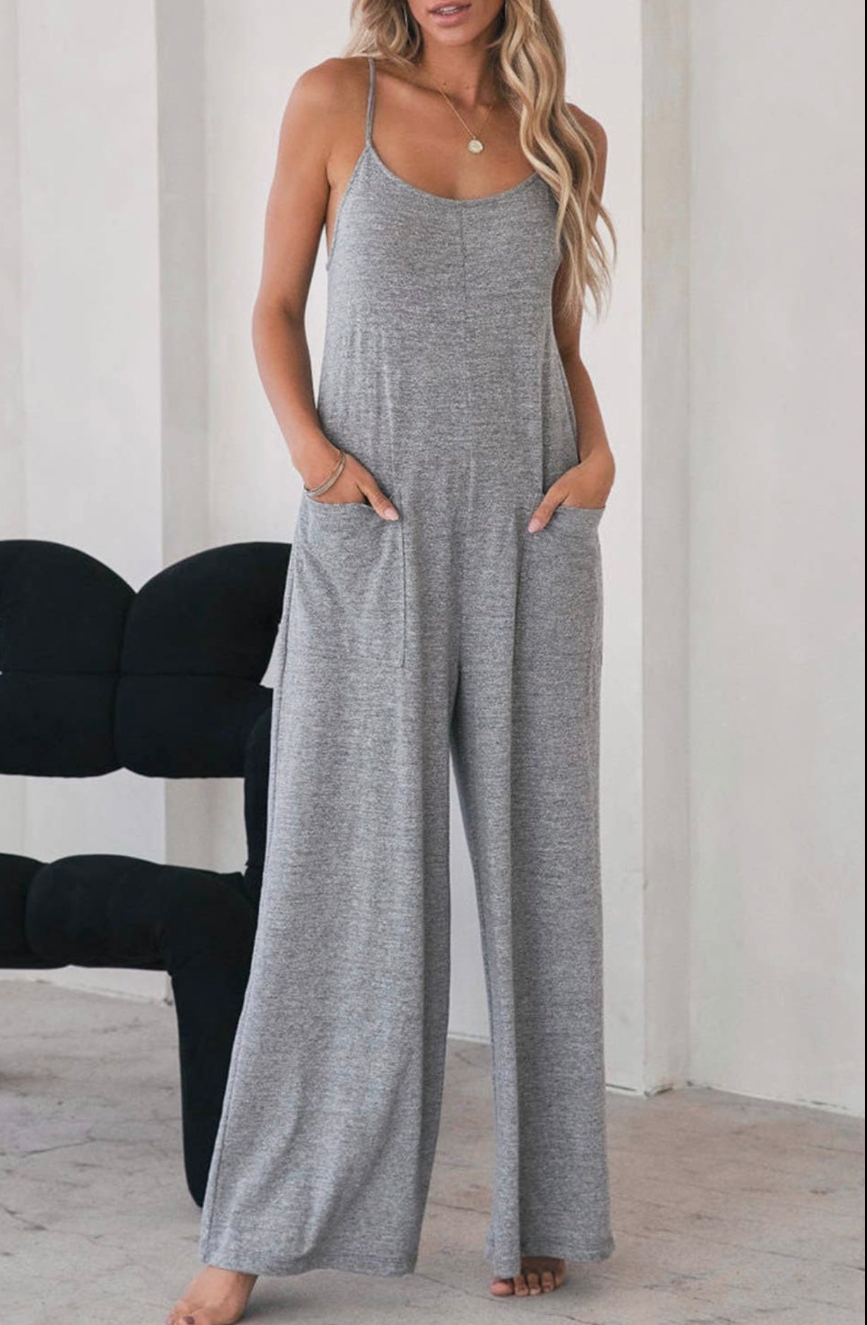 Grey Jumpsuit