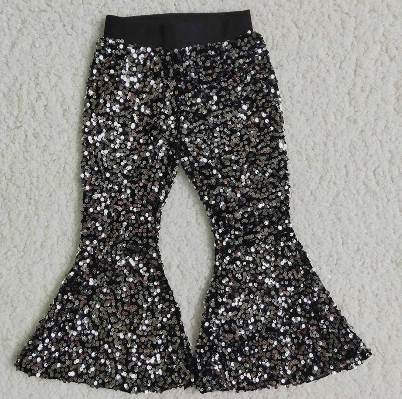 Black Sequin Bells