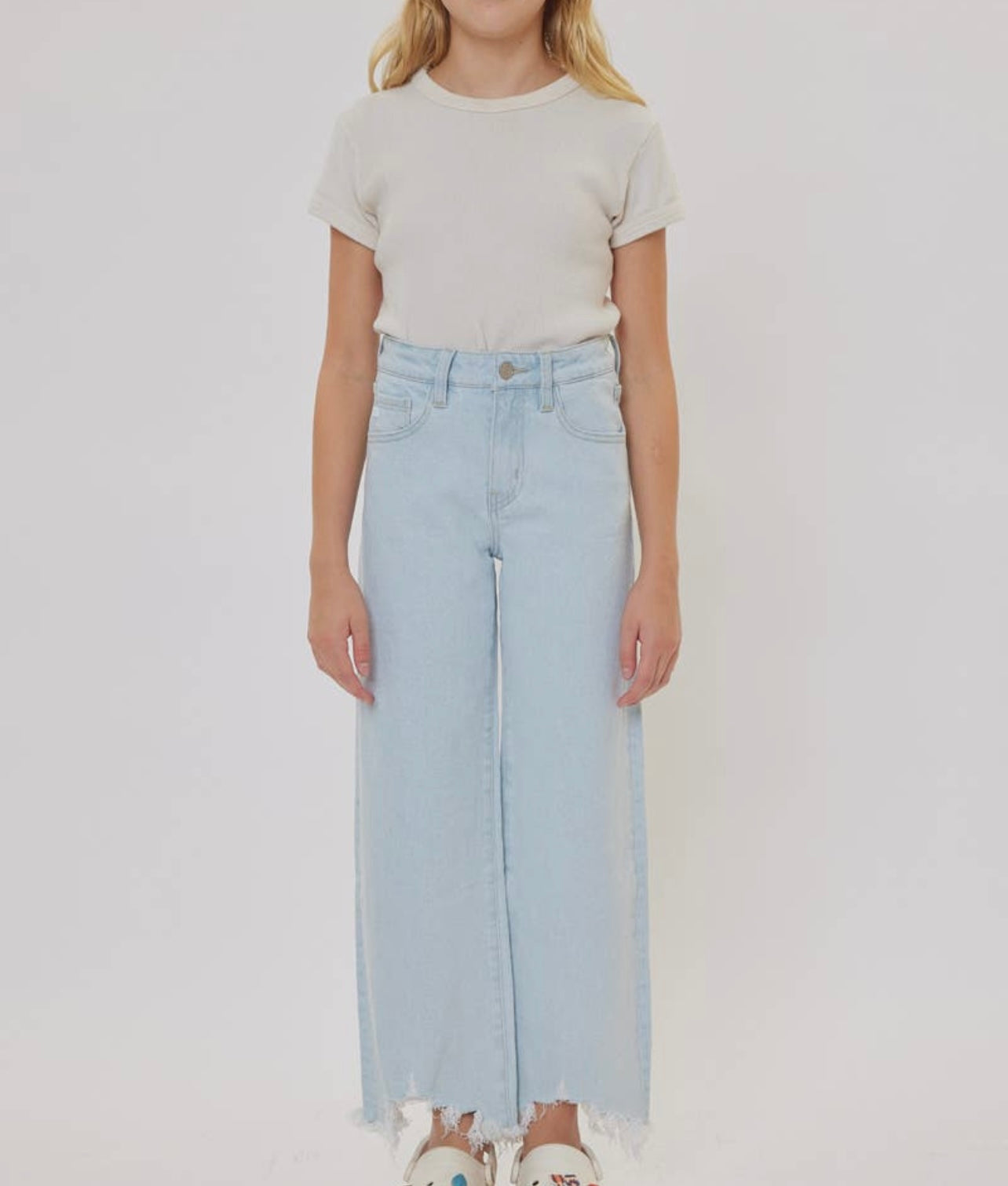 Girls Cropped Jean