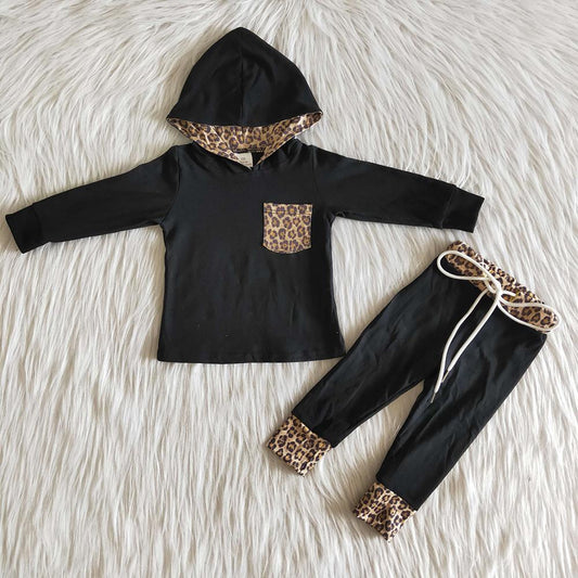 Leopard Hoodie Set