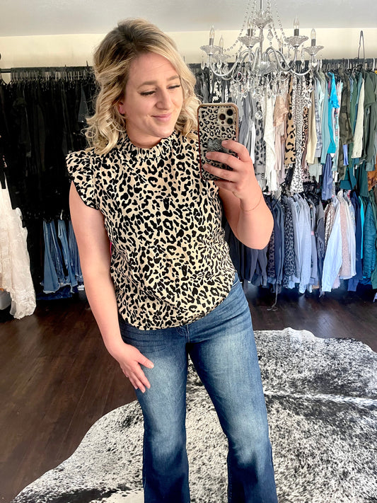 Leopard Lady Top