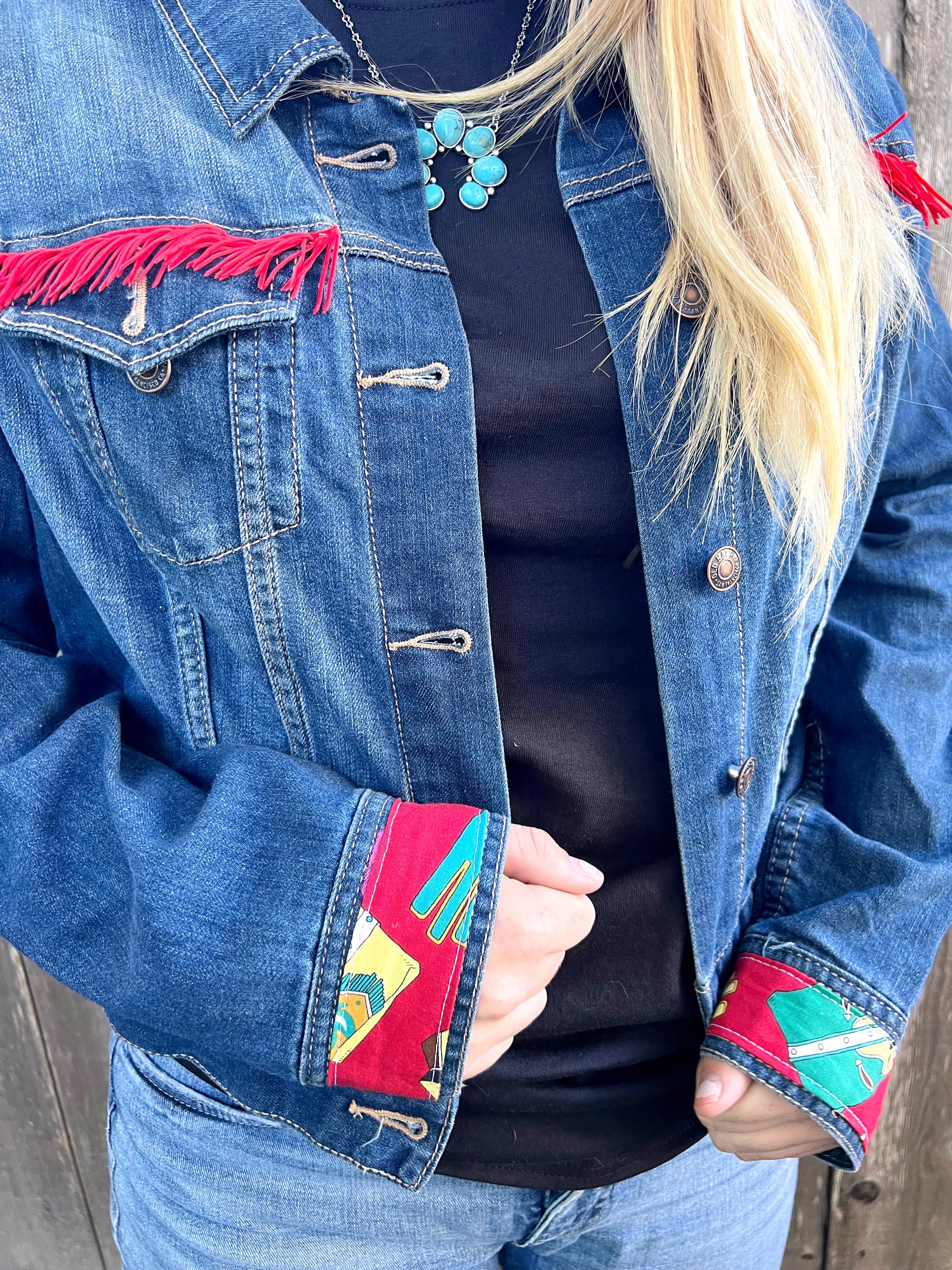 Cowgirl clearance jean jacket