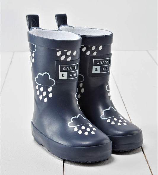 Kid’s Navy Color Changing arson Boots